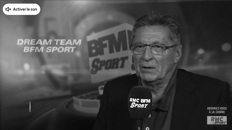 Intervention de Daniel COSTANTINI pour RMC Sport ©RMC Sport