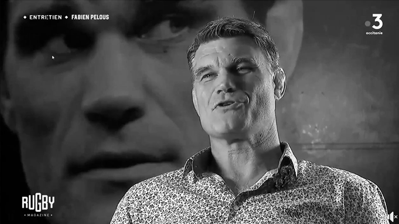 Intervention de Fabien PELOUS pour Rugby Magazine ©Rugby Magazine
