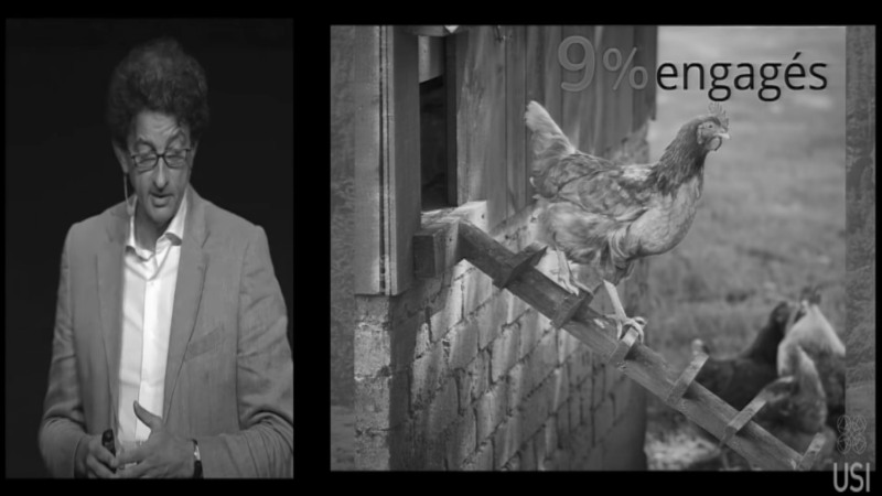 Intervention d'Isaac Getz pour USI events ©USI